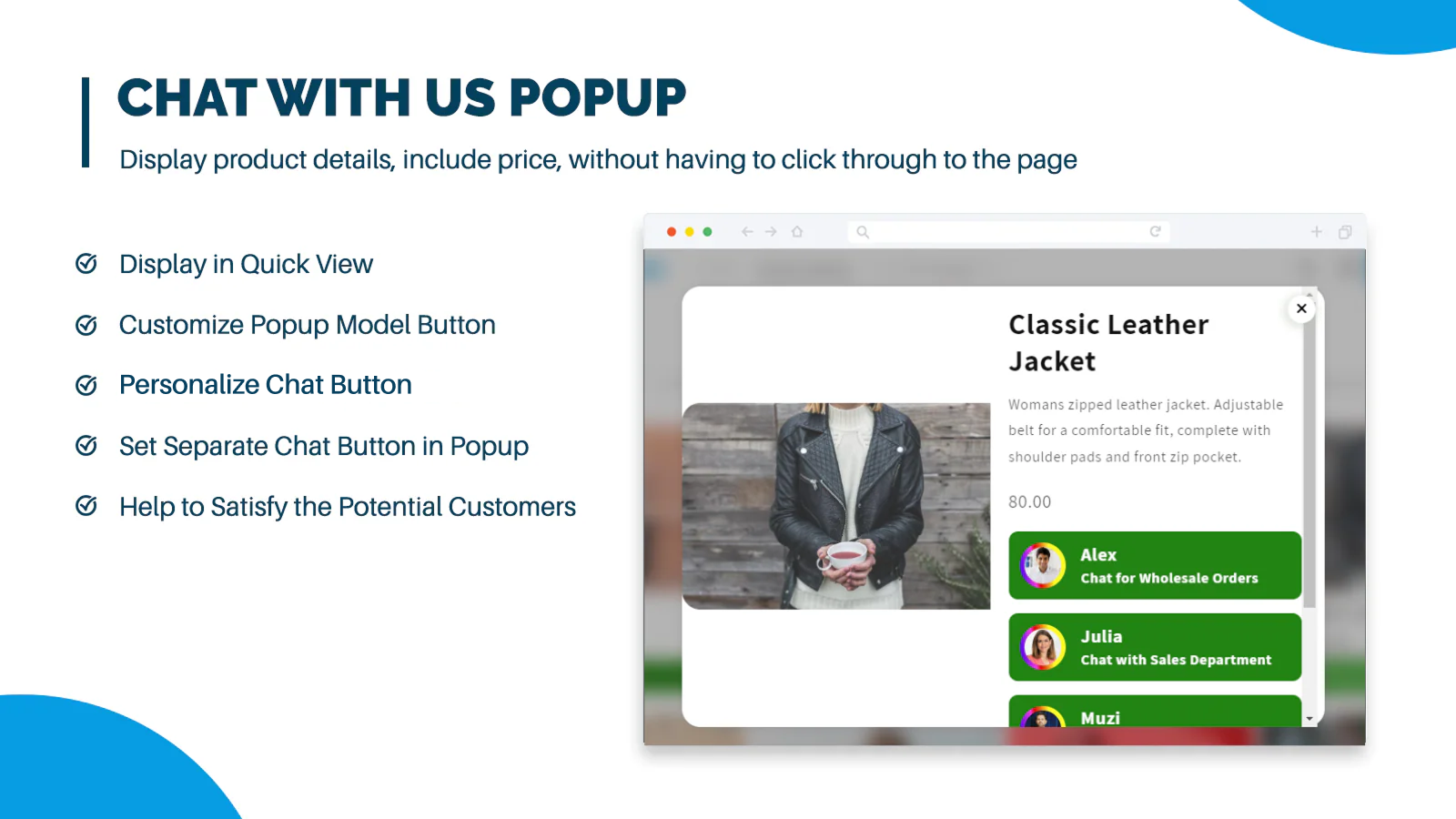 Display Product Options in a Popup on Collection Page