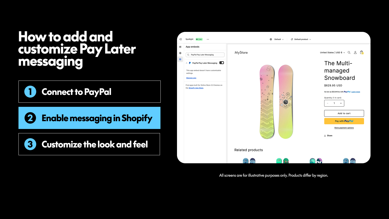 Enable messaging in Shopify