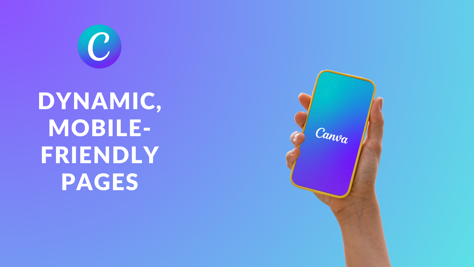 Dynamic, mobile-friendly pages for any device