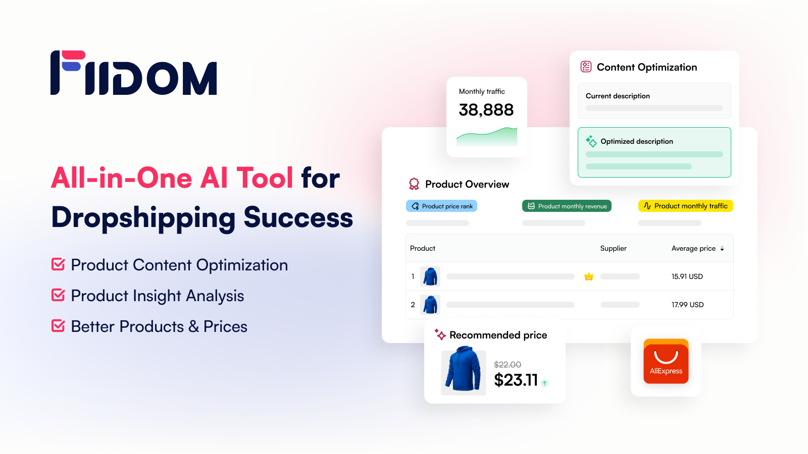 All-in-One AliExpress Dropshipping AI Tool