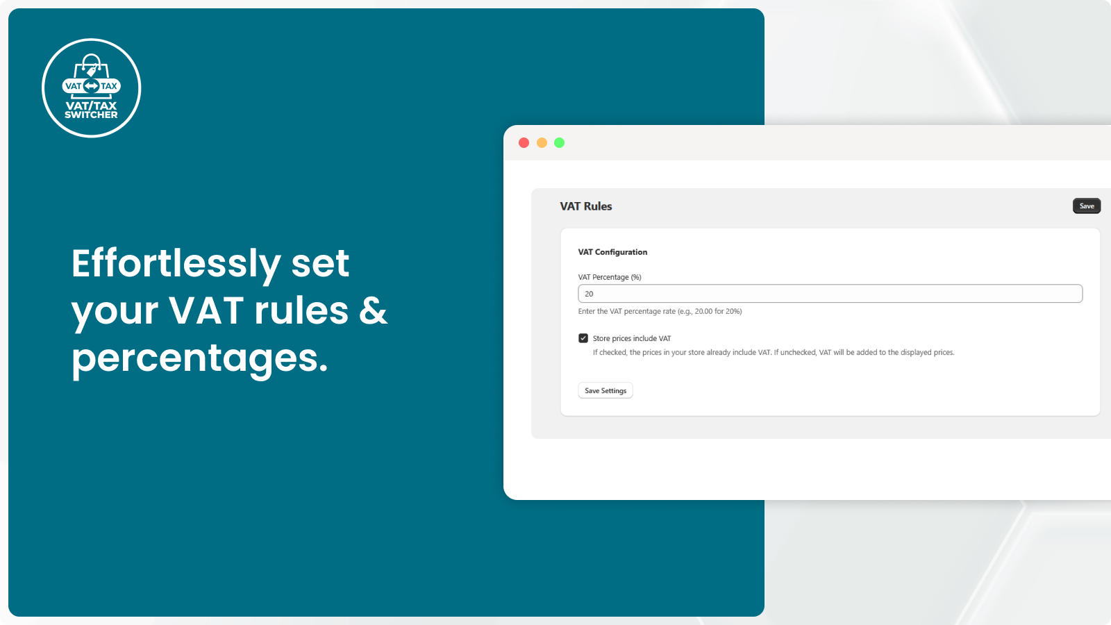 Vat-tax switcher auto