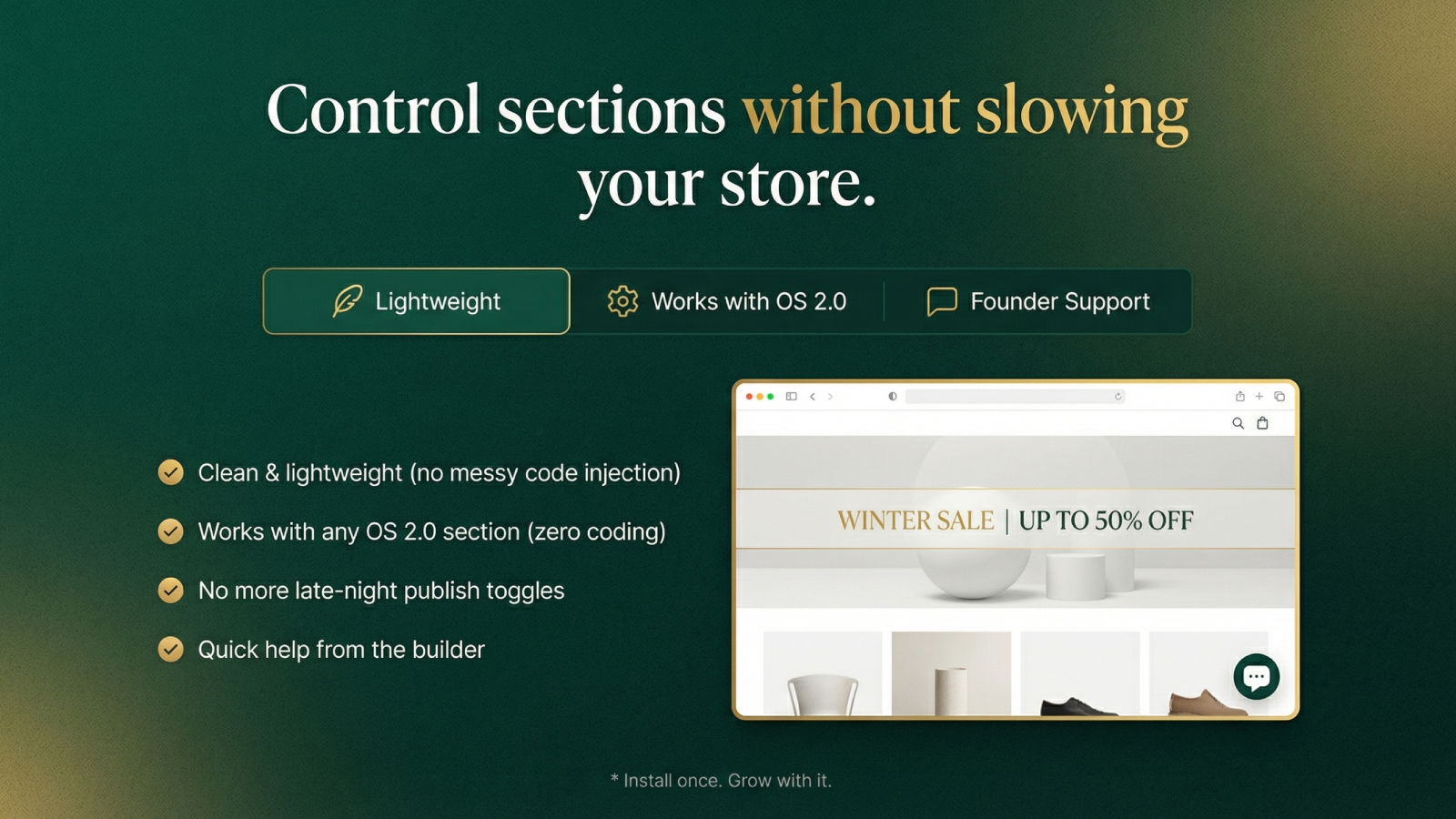 Section Control Doesn't Slowdown