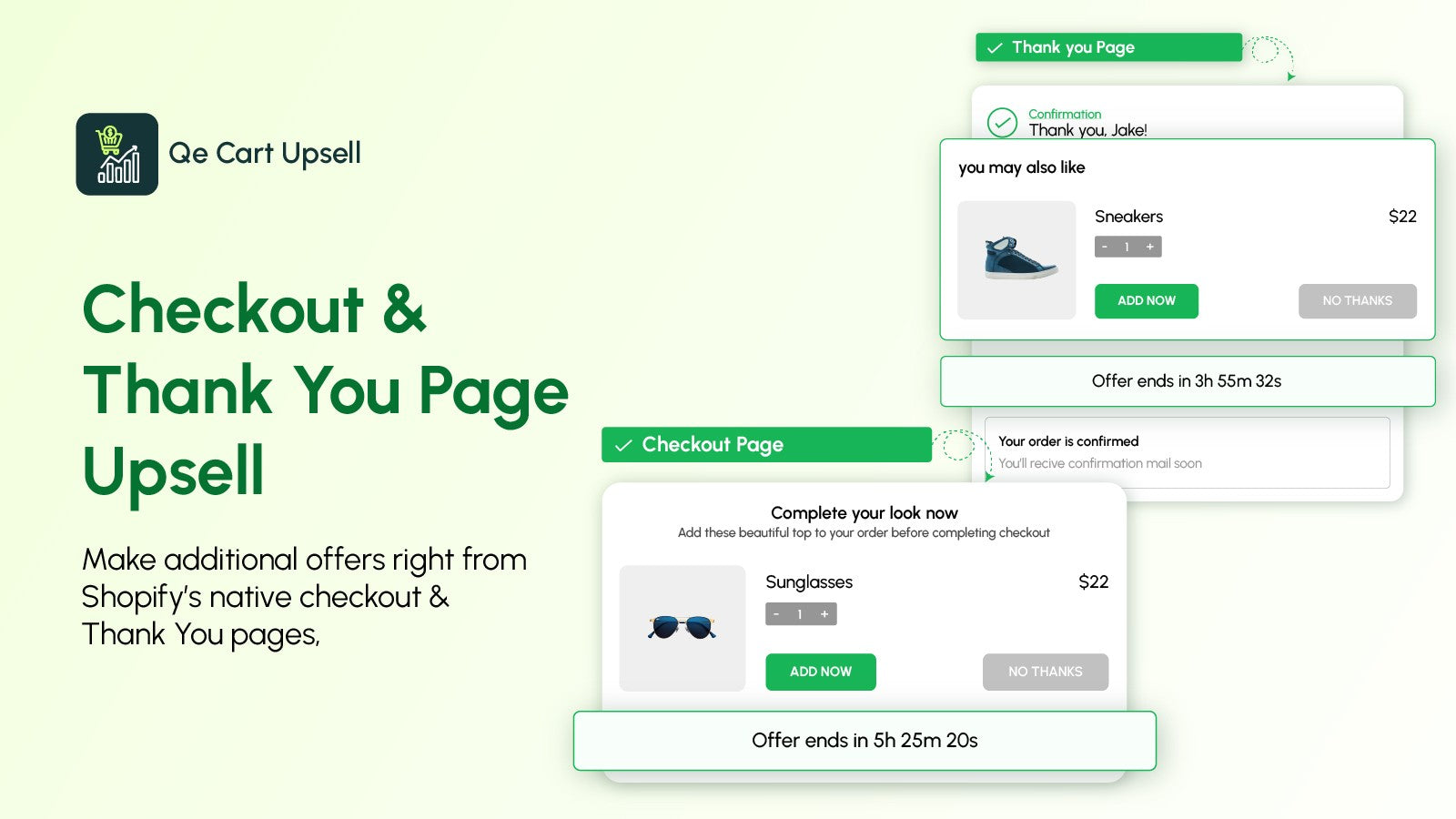 Checkout & Thank you Page Upsell