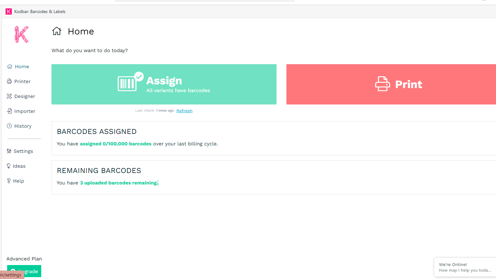 barcode-Manager-print-codebar-printer-labels-Dashboard-barcodes