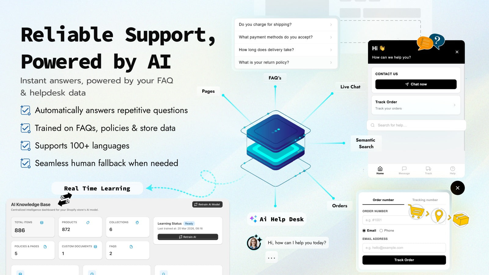 Display targeted FAQ sections on Shopify product pages