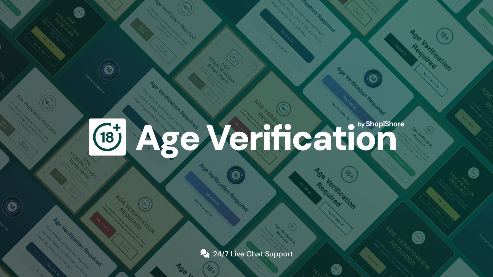Easy Age Verification Popups Banner