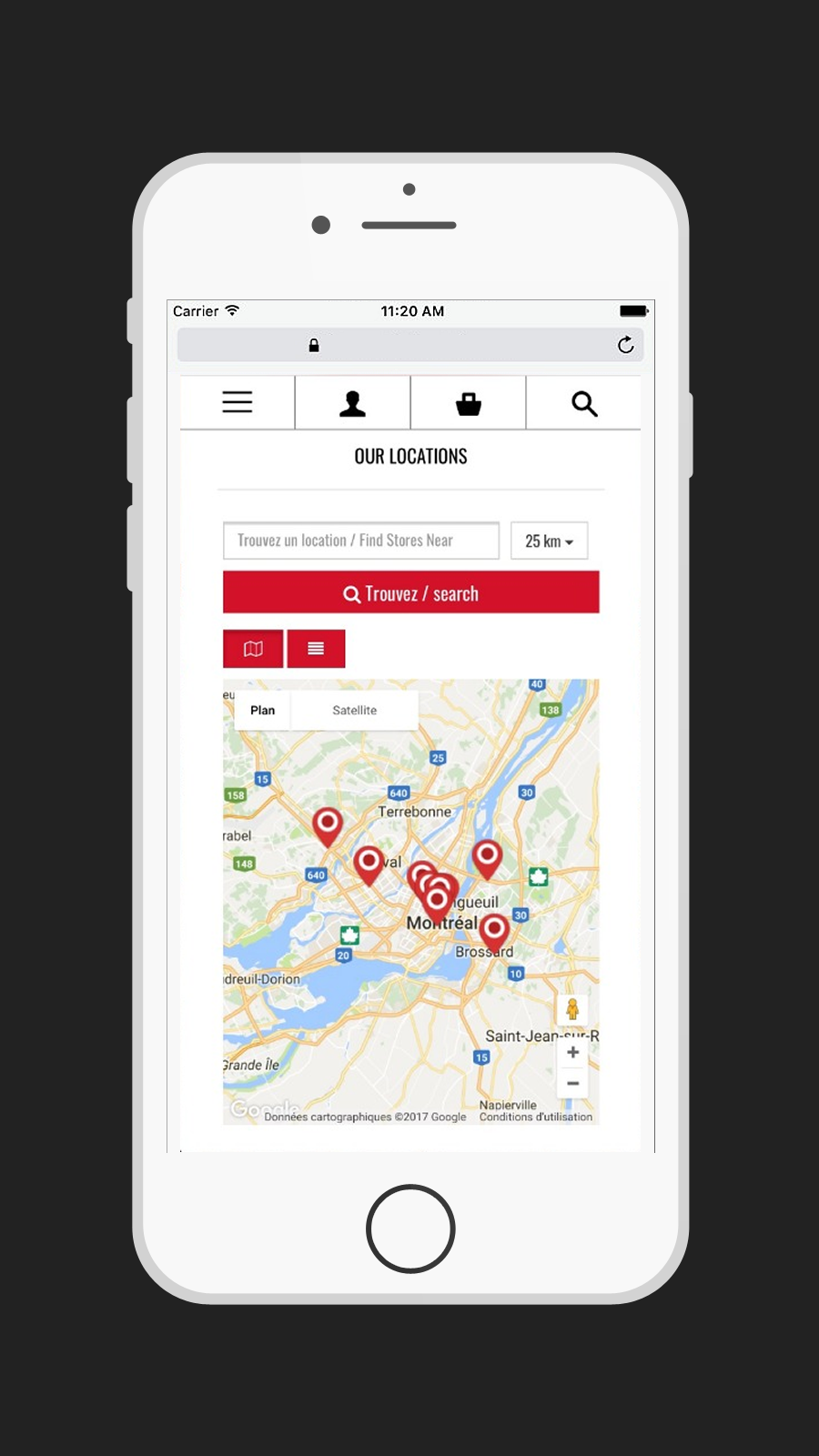 Store Locator Mobile 1