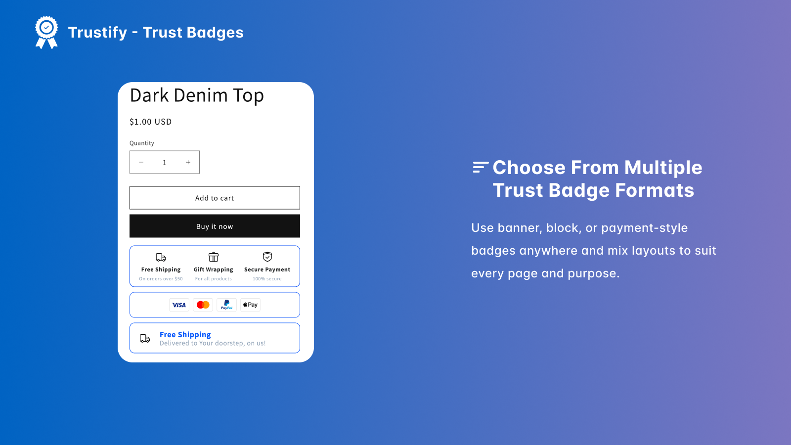Multiple badge types