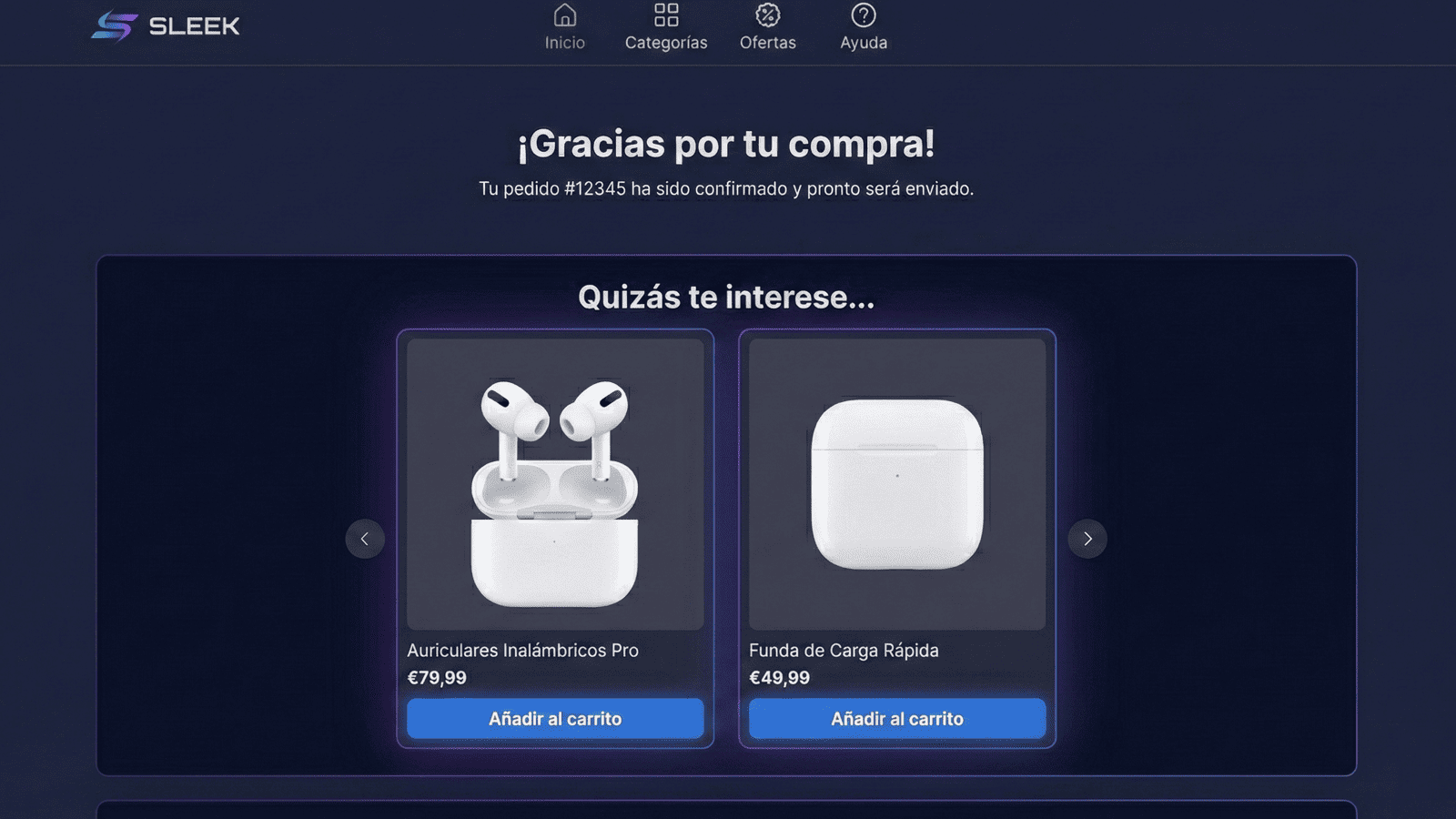 Post-Purchase options