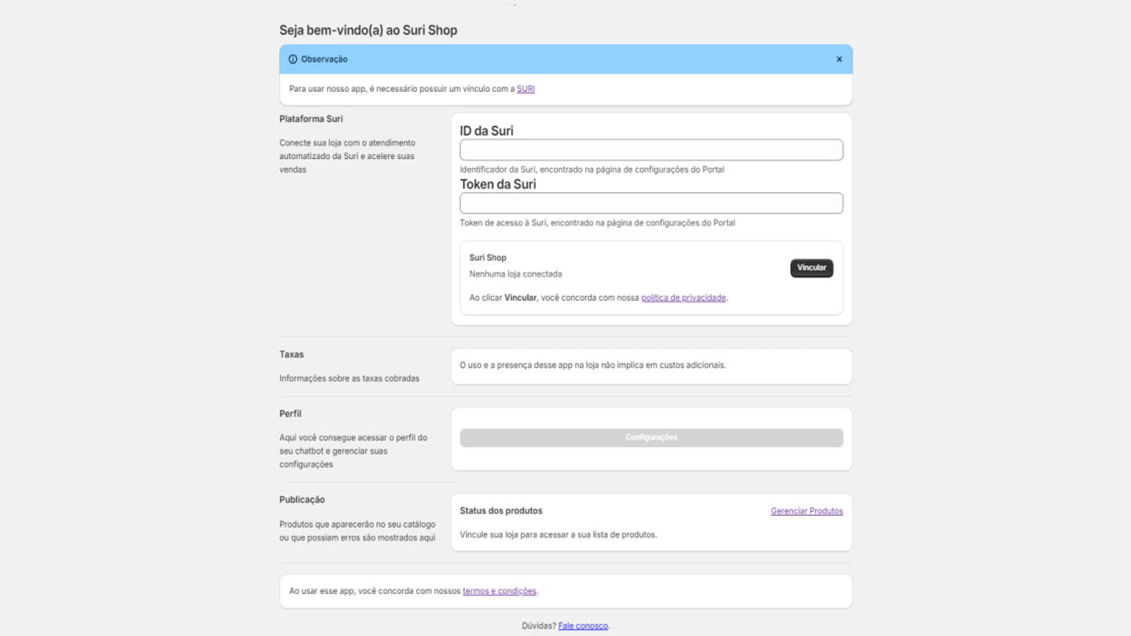 App page to insert Suri data