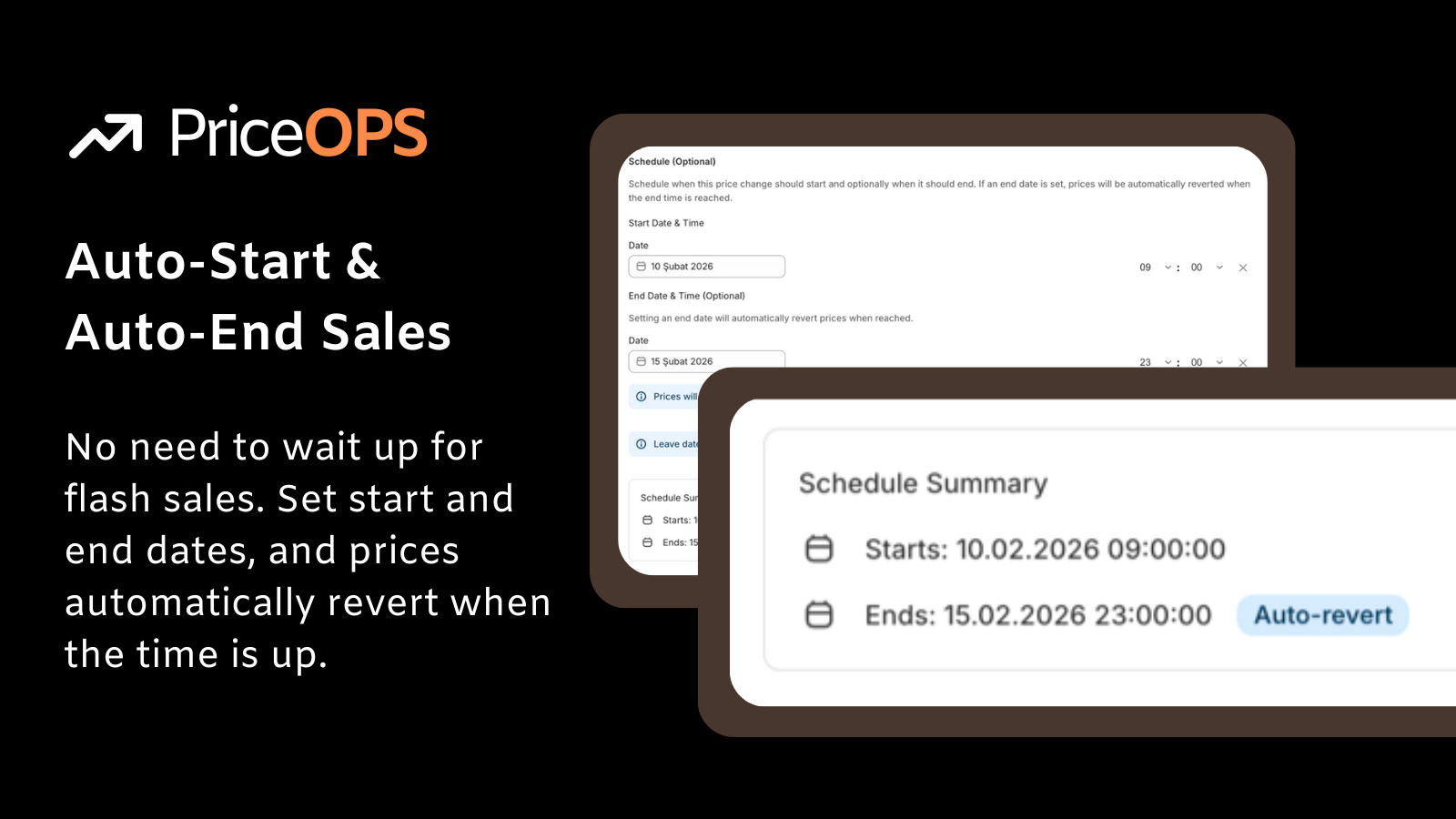 Auto-Start & Auto-End Sales