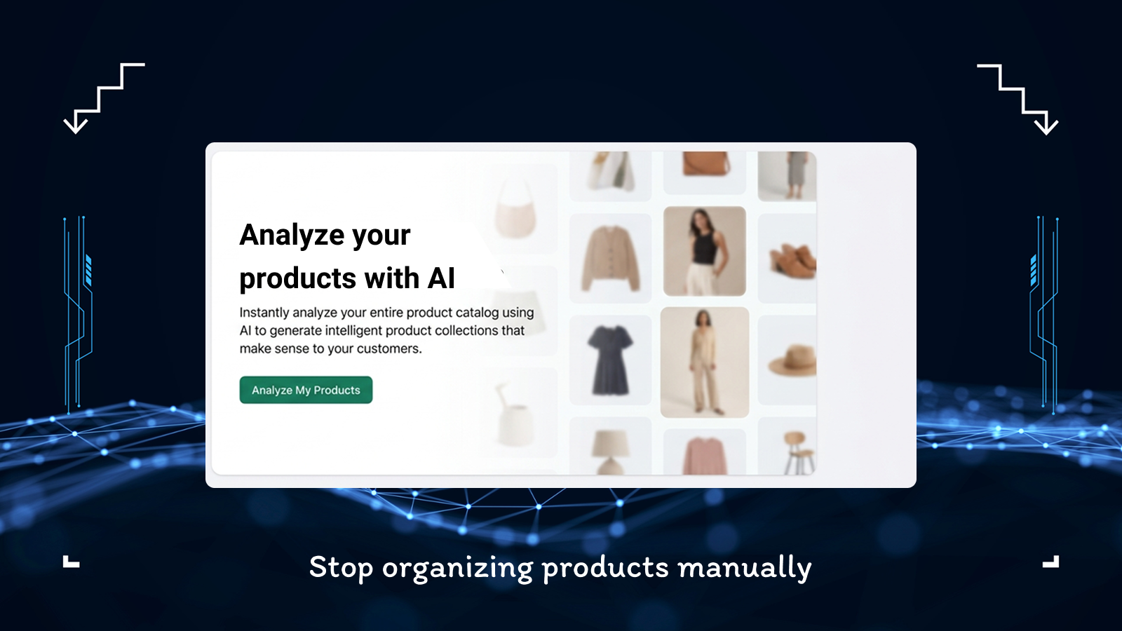 Start analysis to generate AI product collections