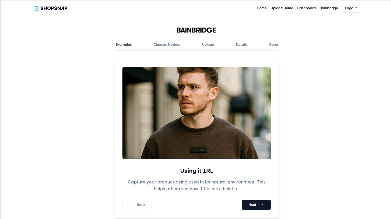 Give customers examples of what you're looking for in UGC