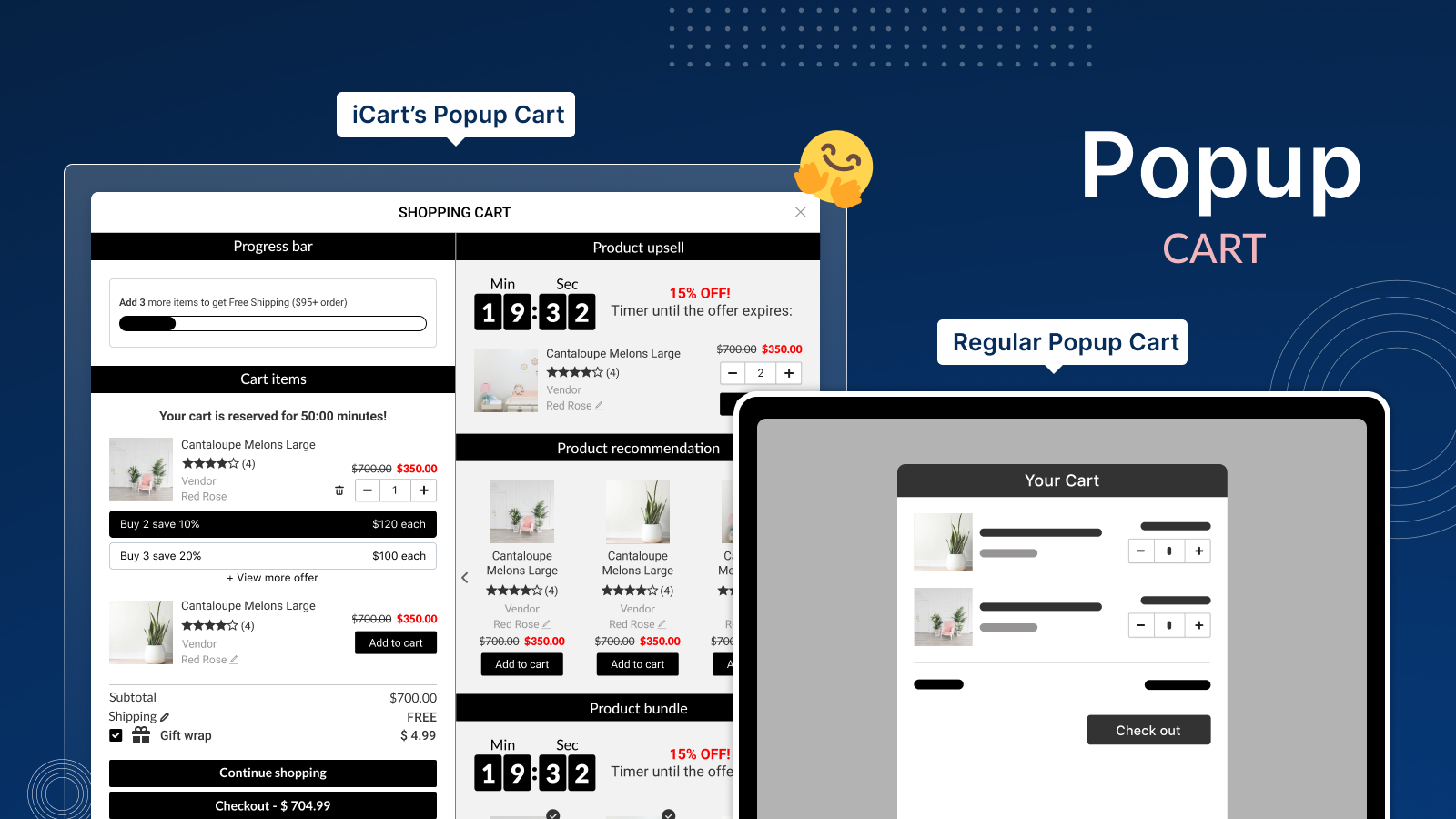 Give bundle discounts in cart drawer and cart page to boost AOV
