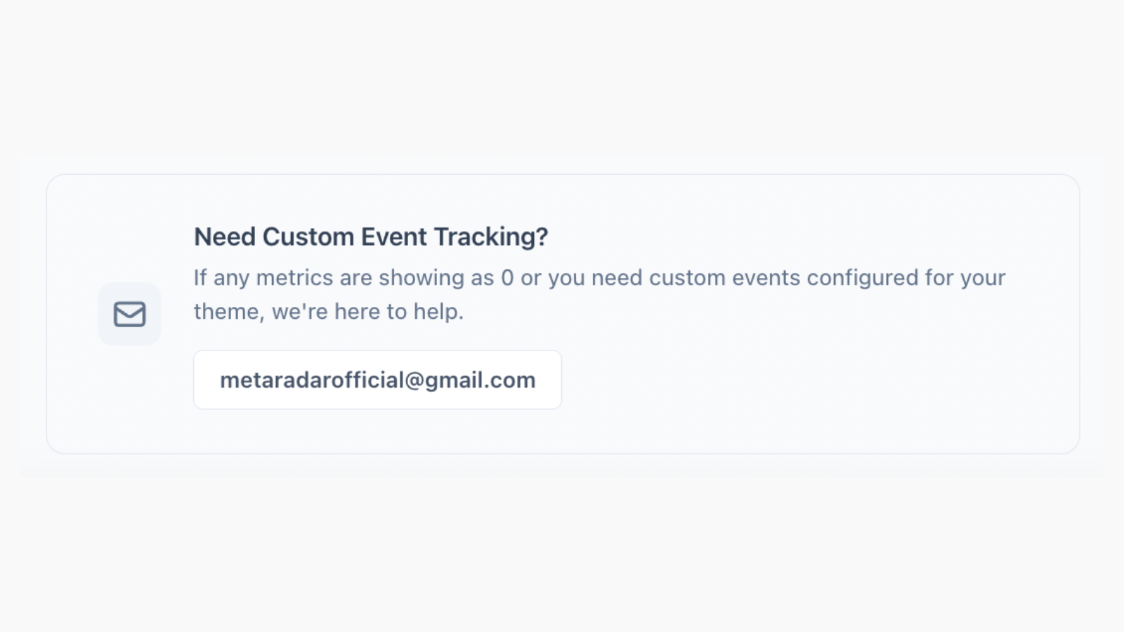 Add Custom Events to track all your key purchase Signals
