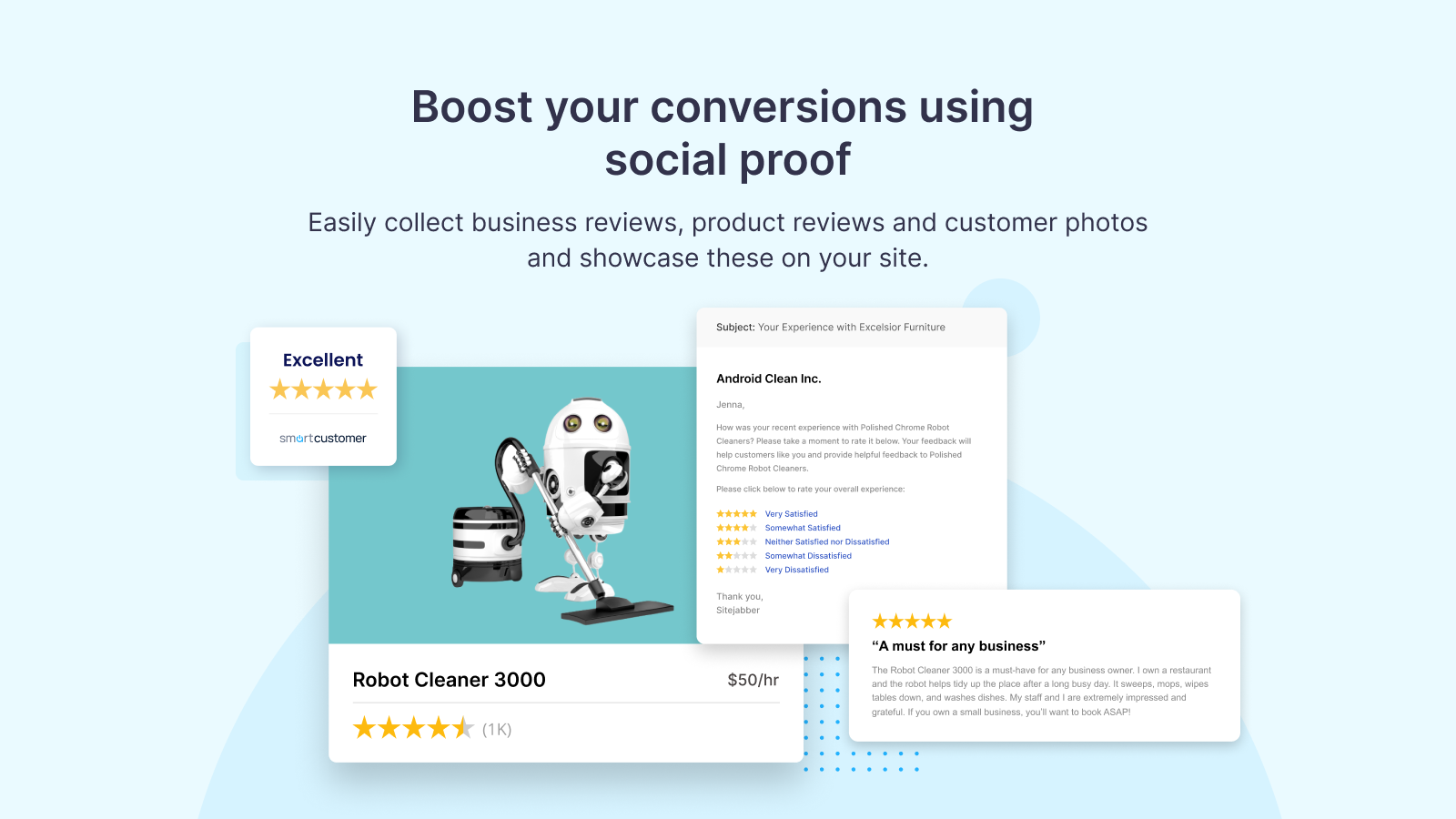 Boost your conversions using social proof