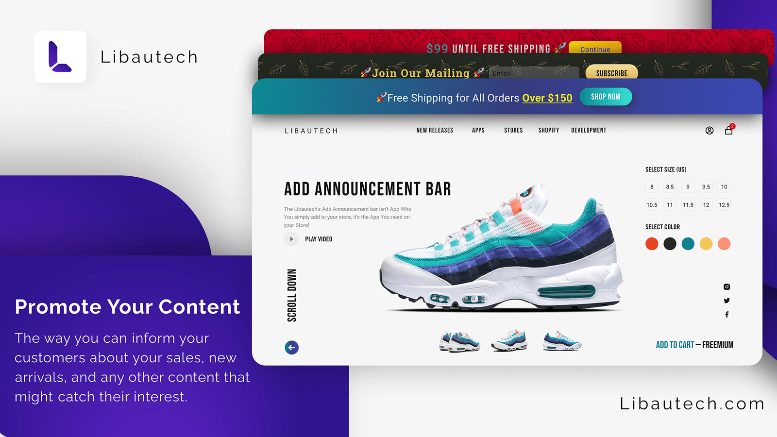 Promote Your Content with Announcement Bar