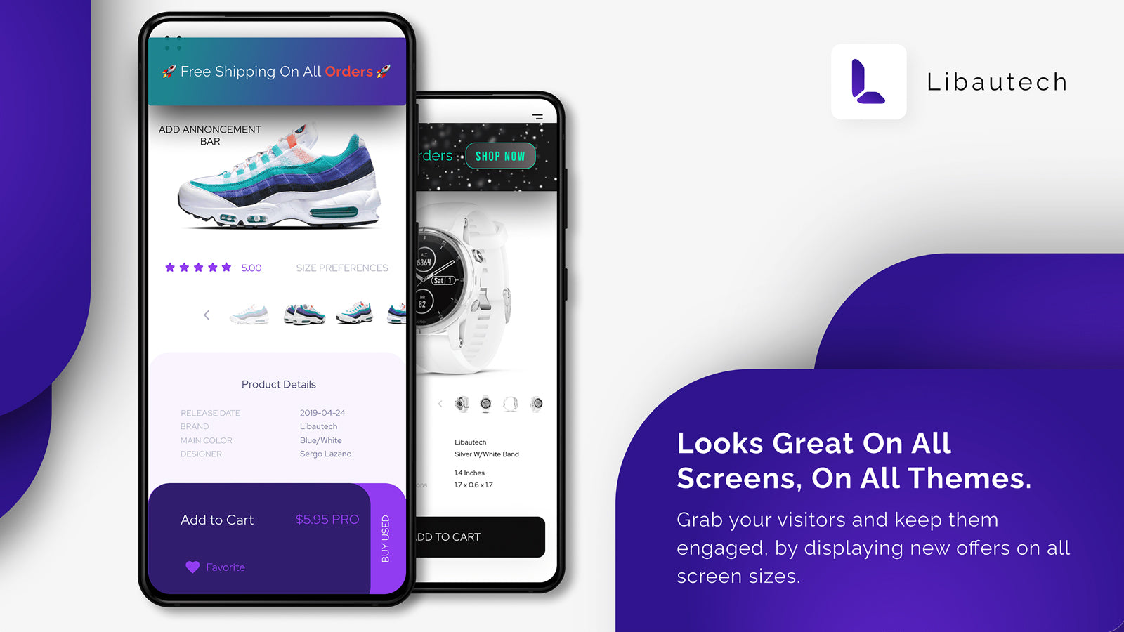 Compatible With All Devices Top Bar