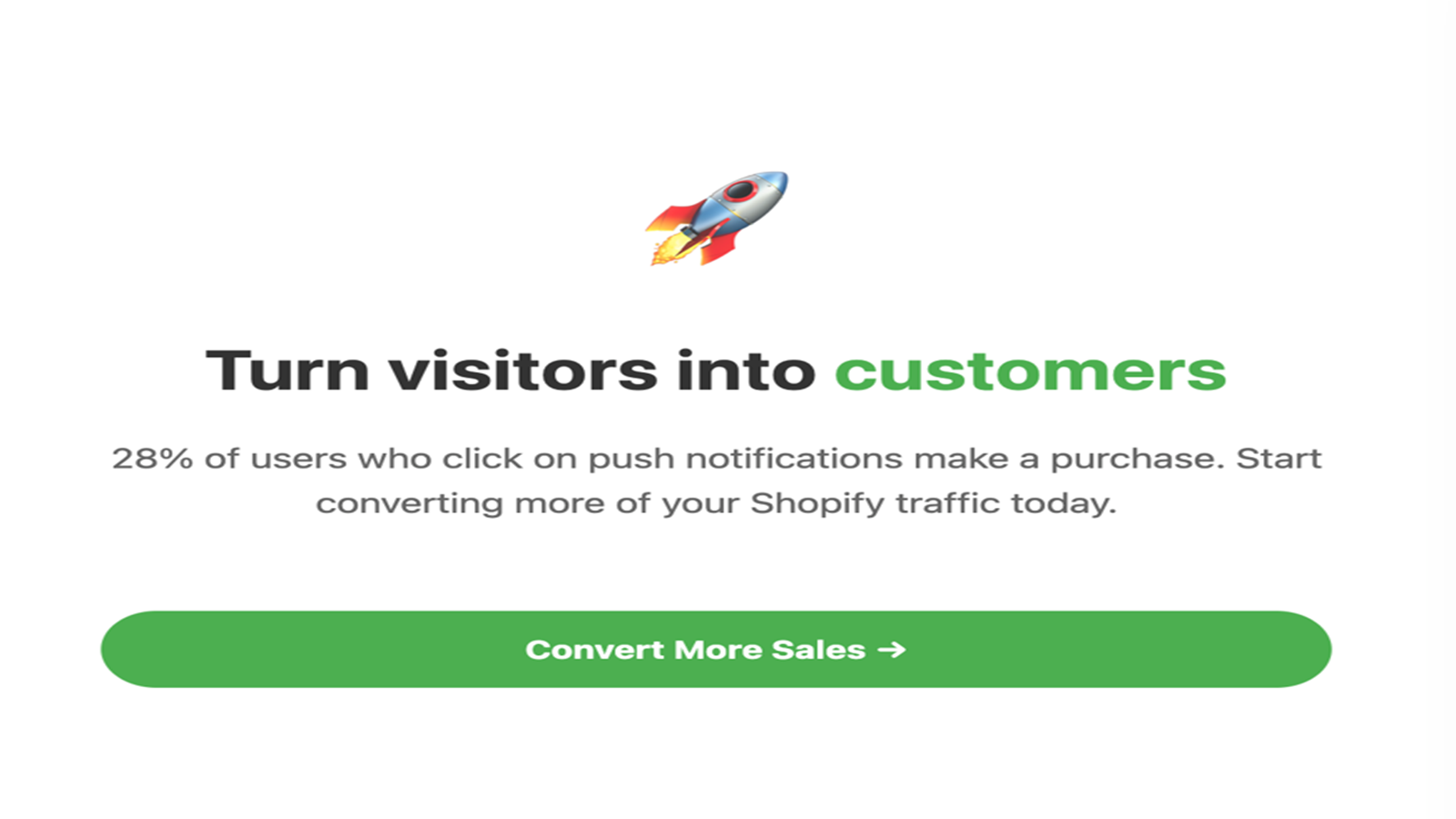 Visitors to customers