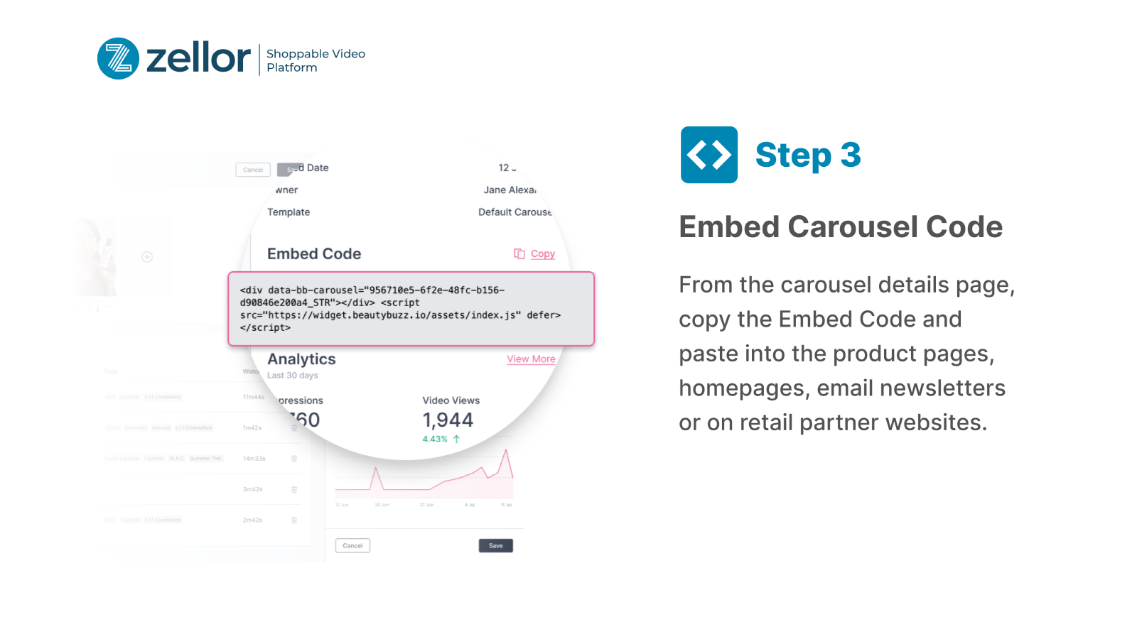 Tag products on videos