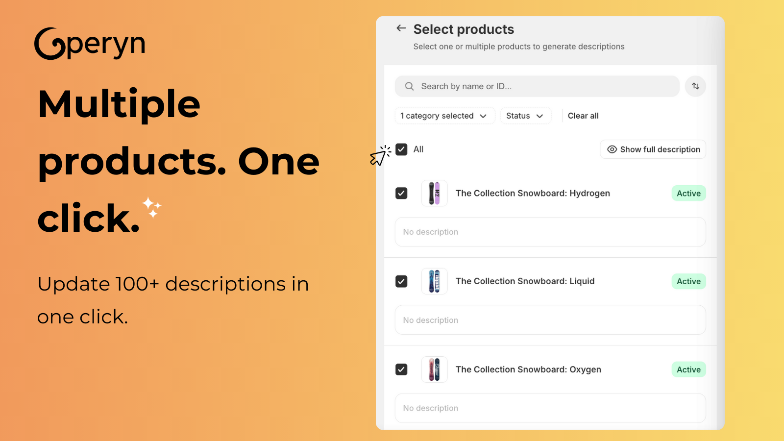 Multiple product in one click
