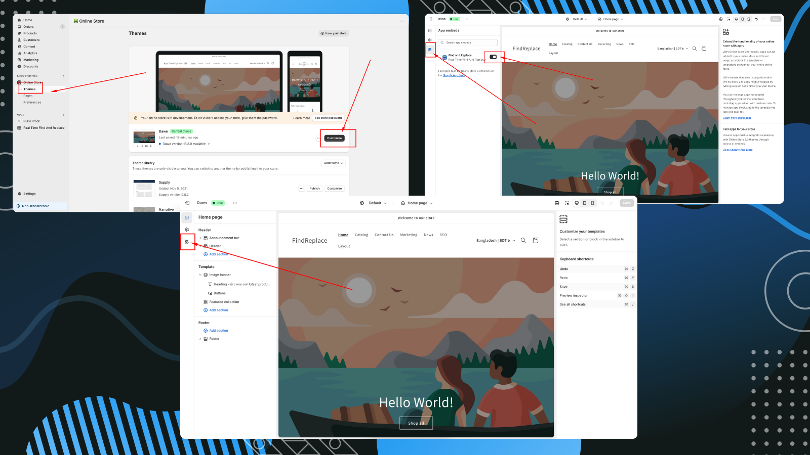 Real Time Find And Replace - Embeds and Block