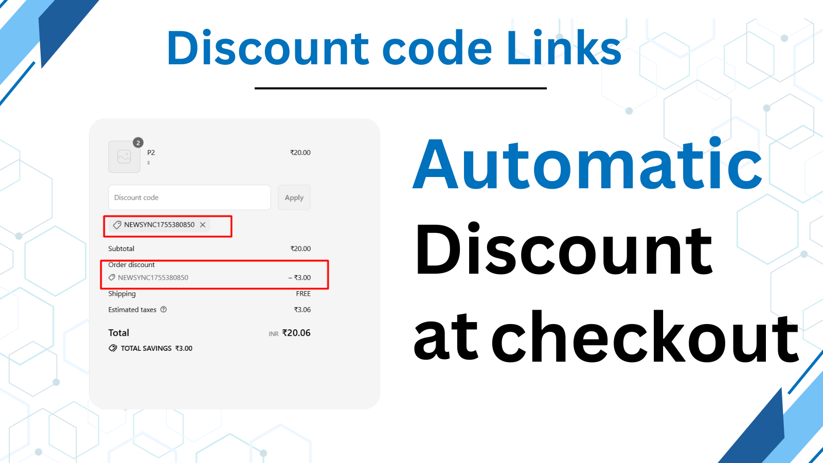 Smart Discount Links Generator