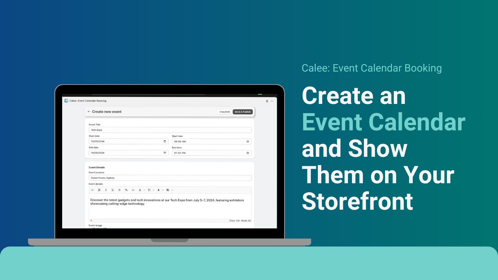 Create Event Calendar