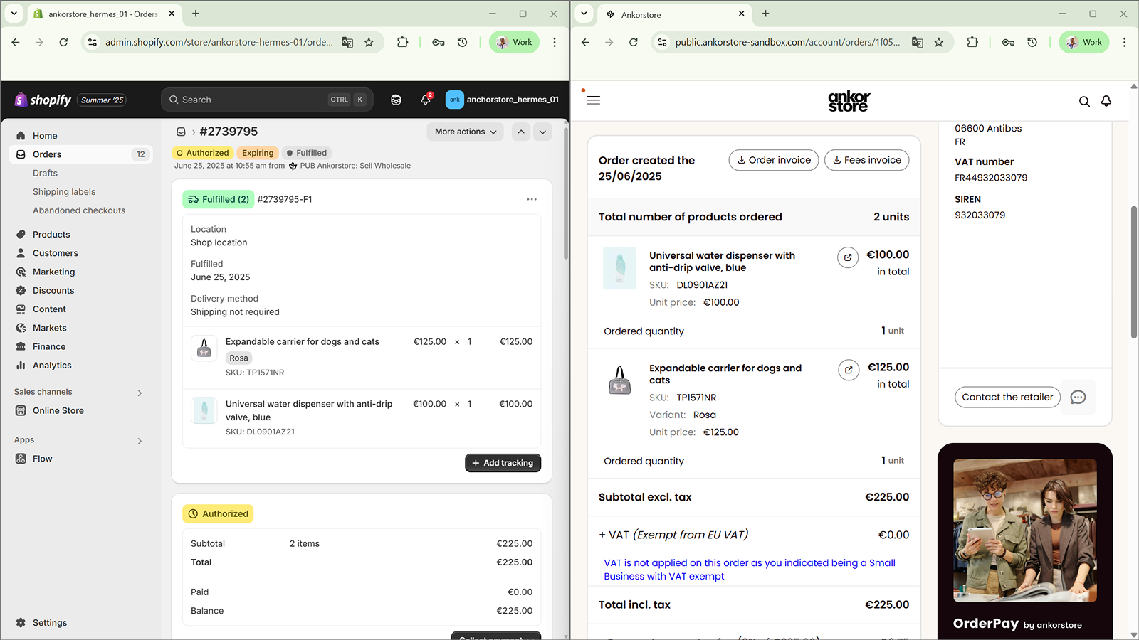 Sync Ankorstore orders in your Shopify 