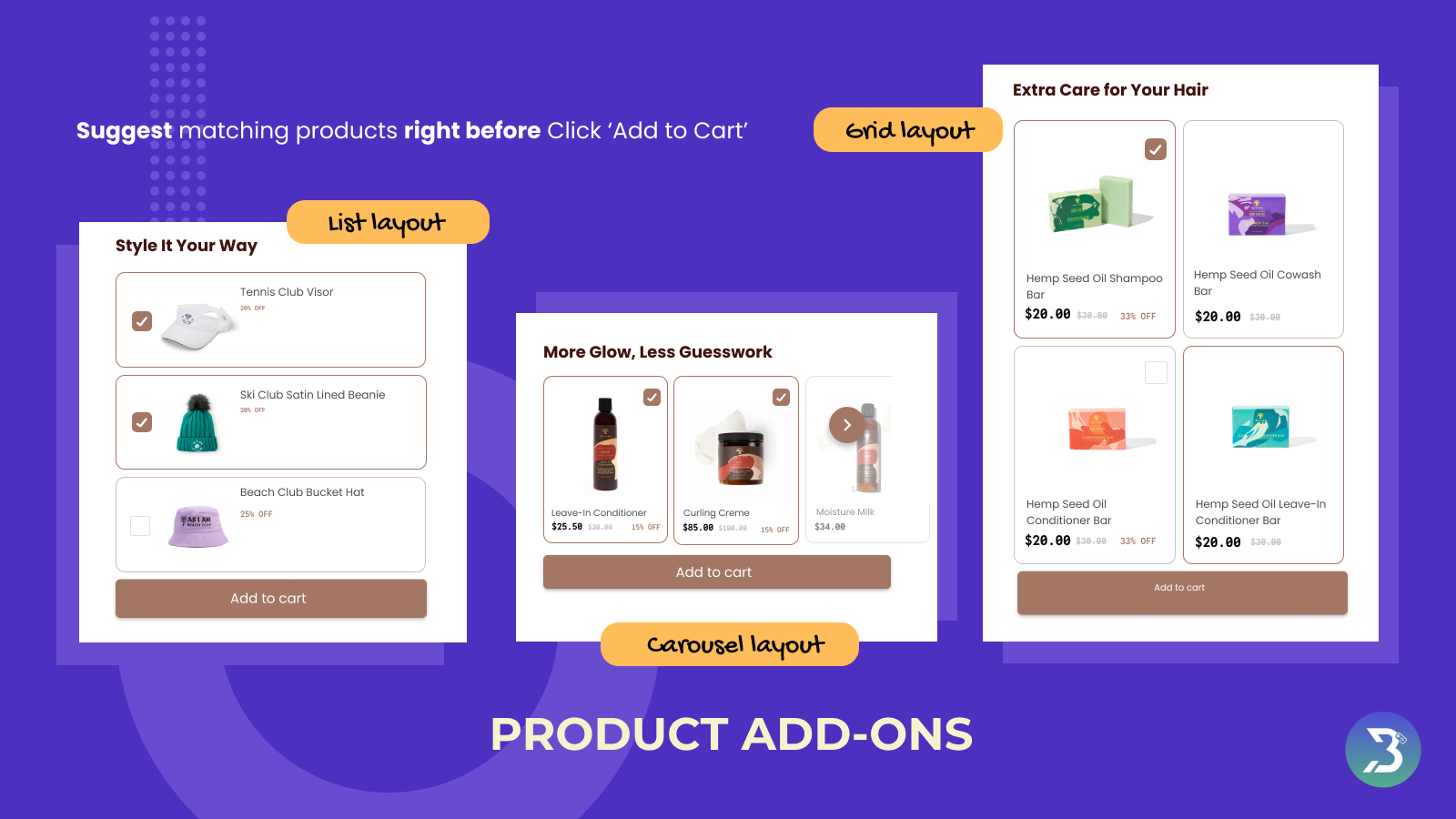 Shopify related product add-ons upsell