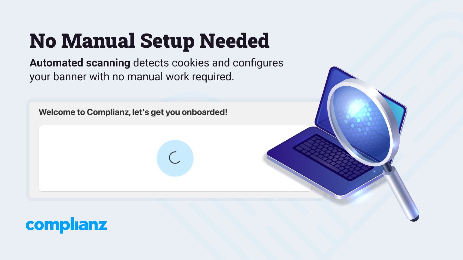 Automated cookie scanning and GDPR/CCPA banner