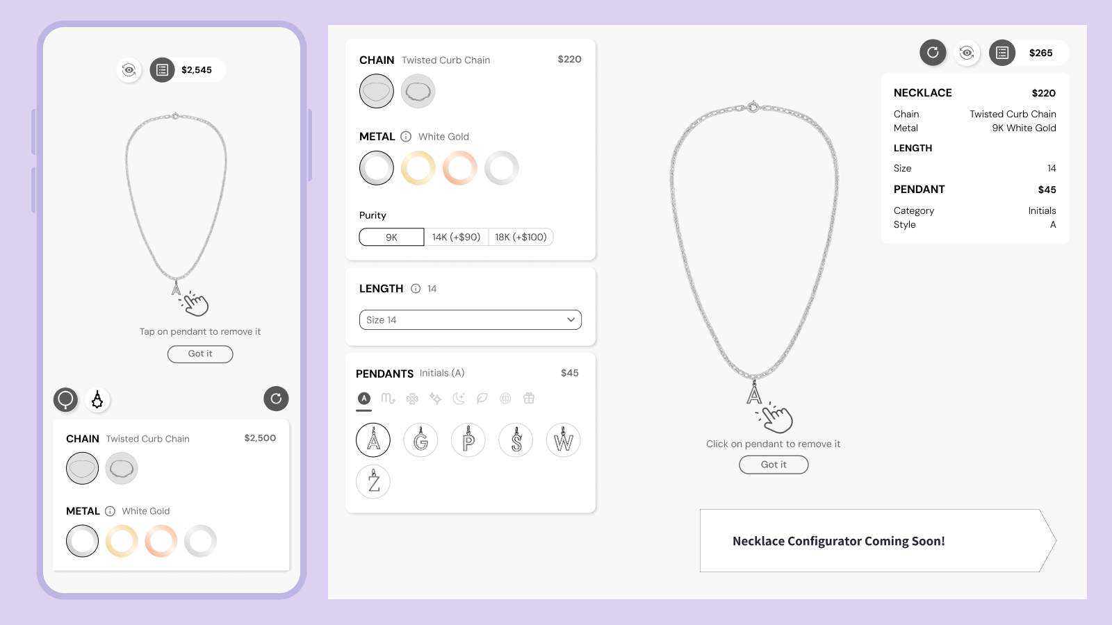 Build Your Necklace with Pendant That Match Your Style