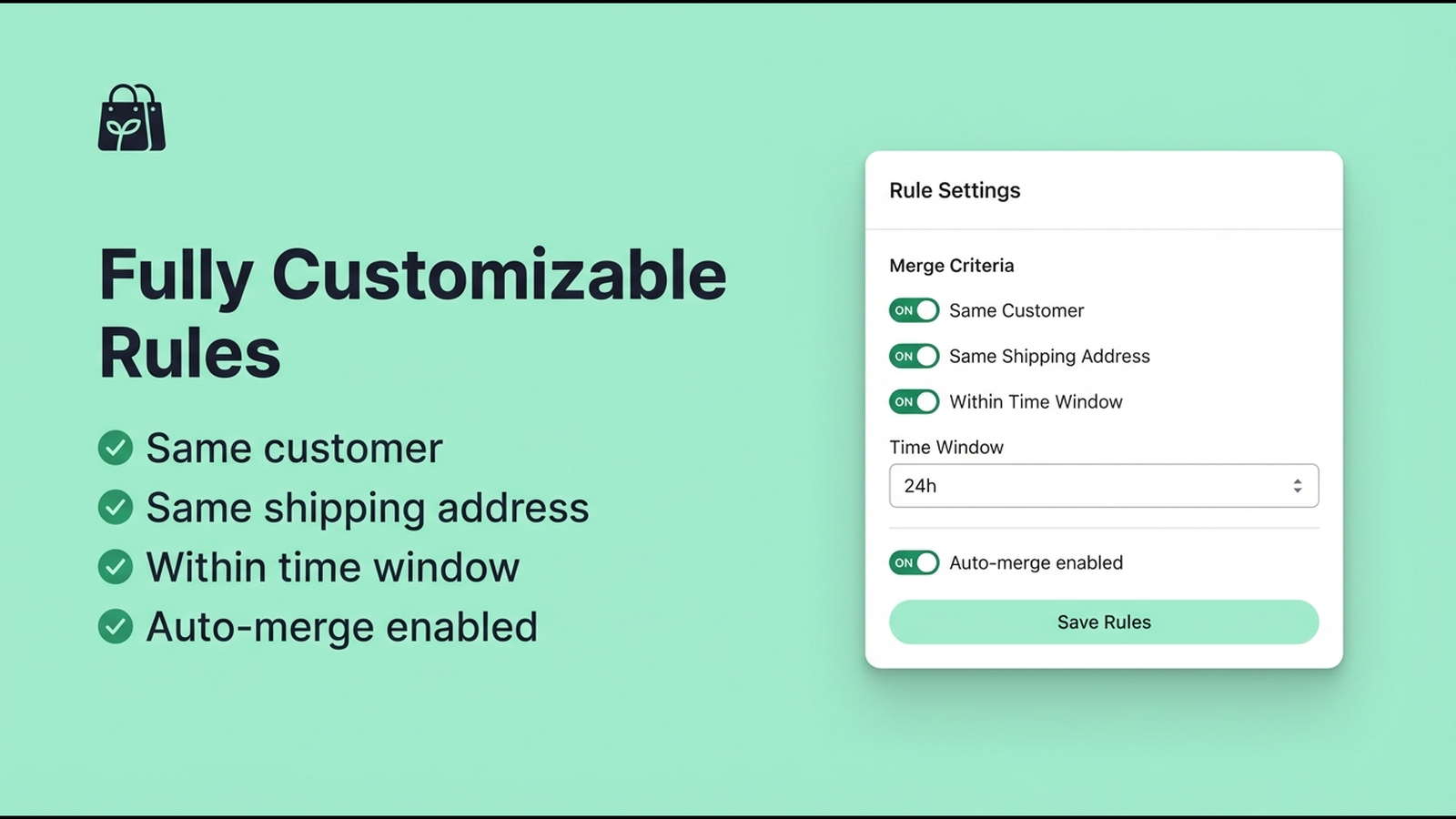 Merge suggestions grouped by customer and address