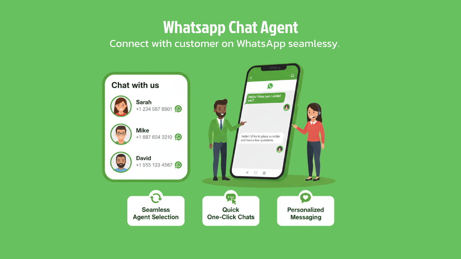 Whatsapp chat agent list