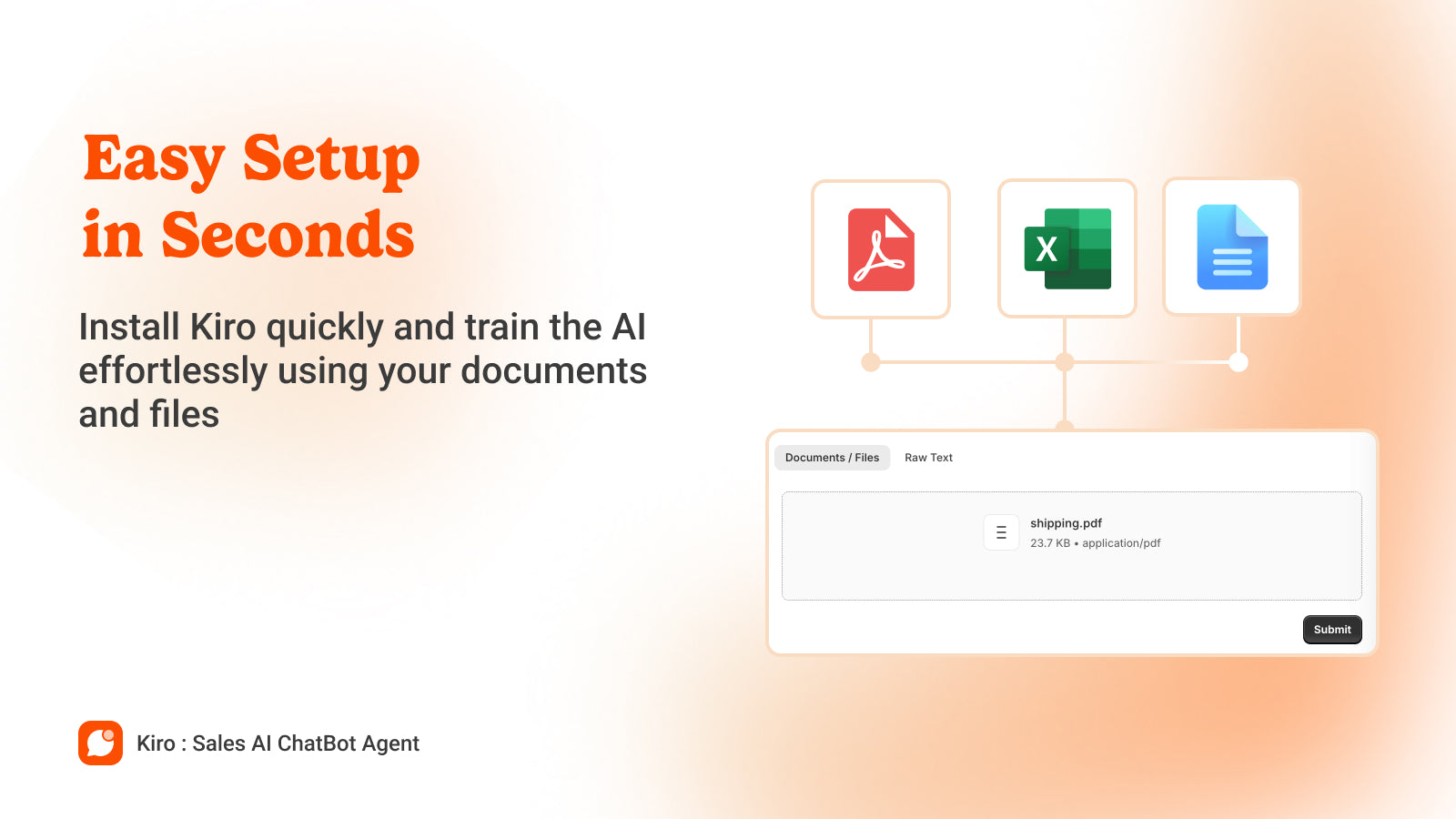 Kiro Easy Setup in Seconds , train your model