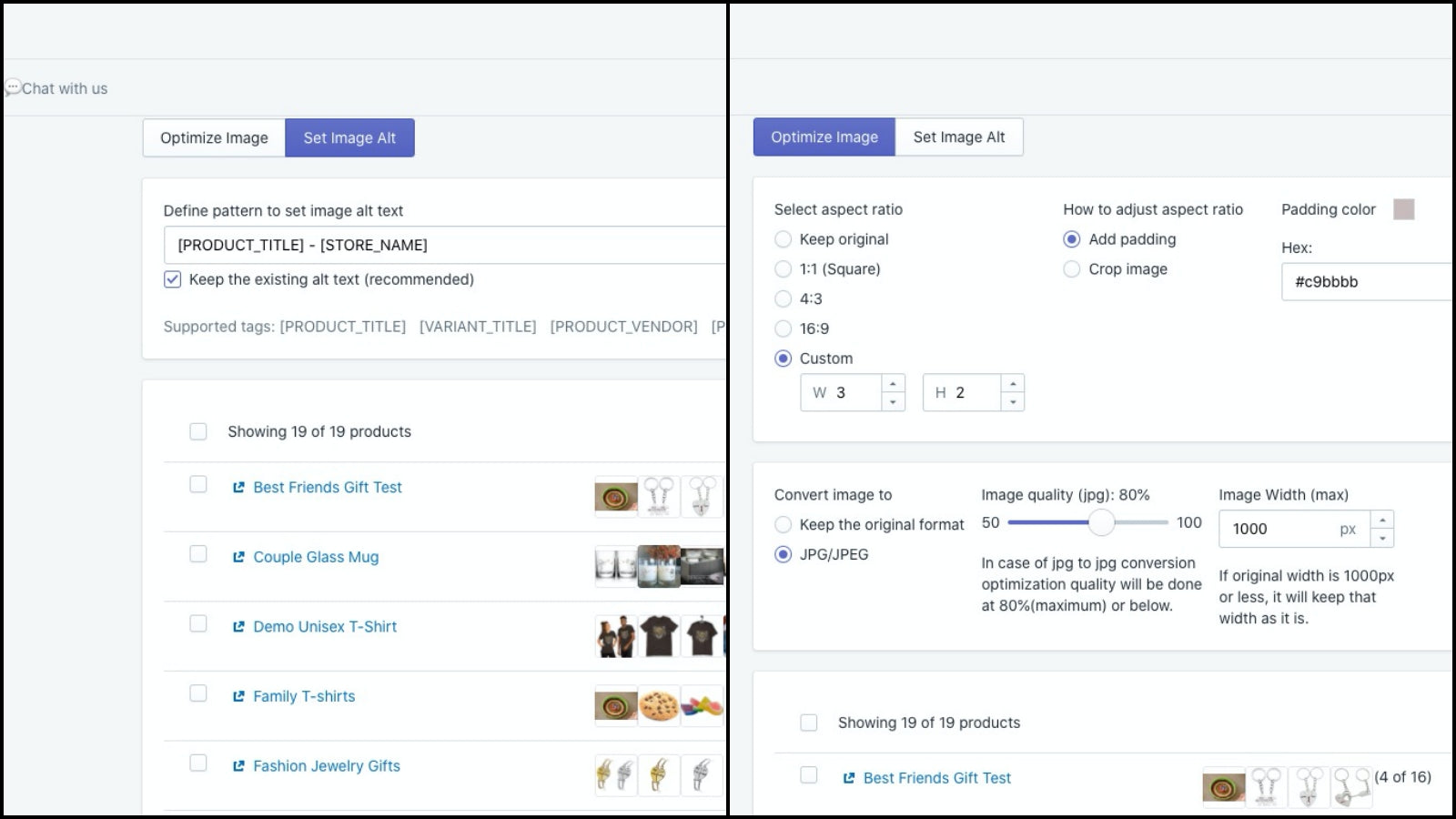 SEO Image Alt Tag Bulk Upload or Edit With Templates Or Custom
