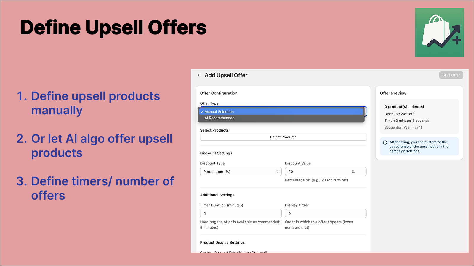 Define upsell offers 