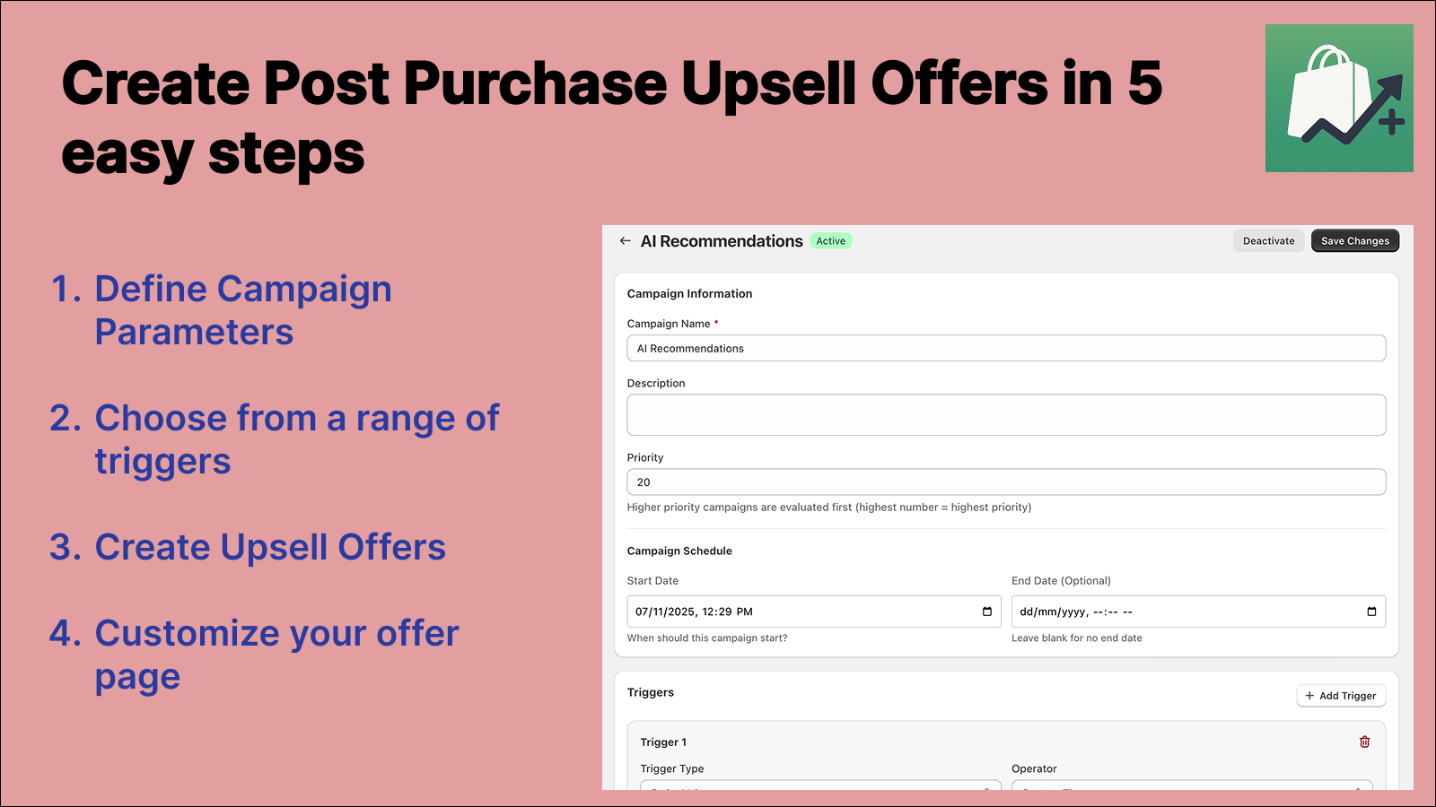 Easy to setup Campaigns