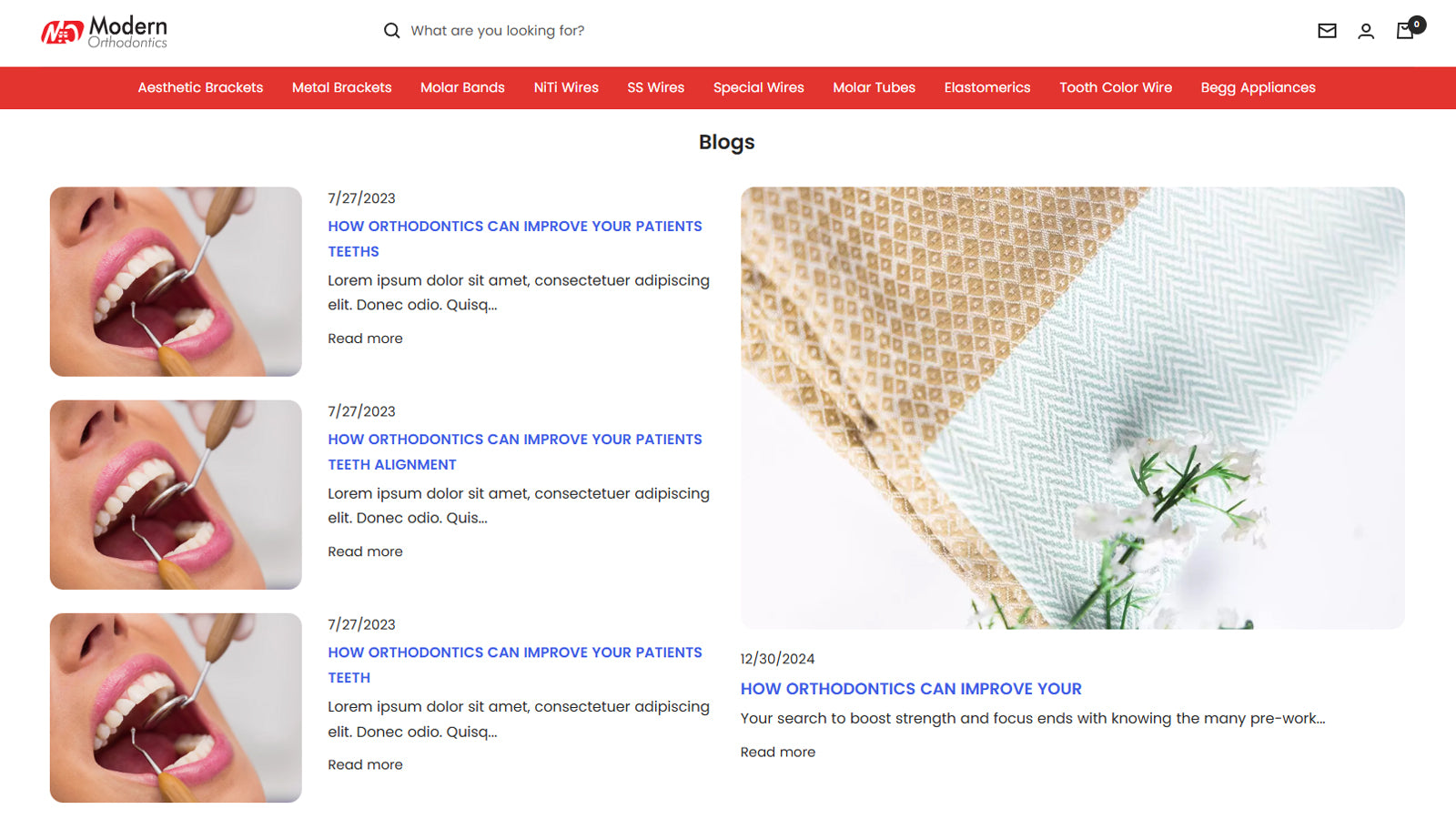 Frontend display | Blogify - Latest Across categories