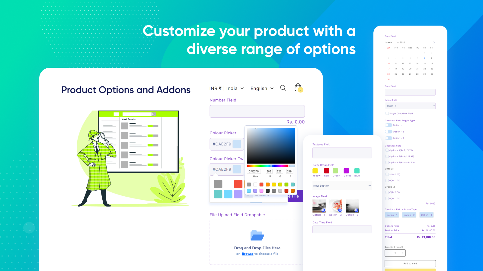 Product Options & Addons