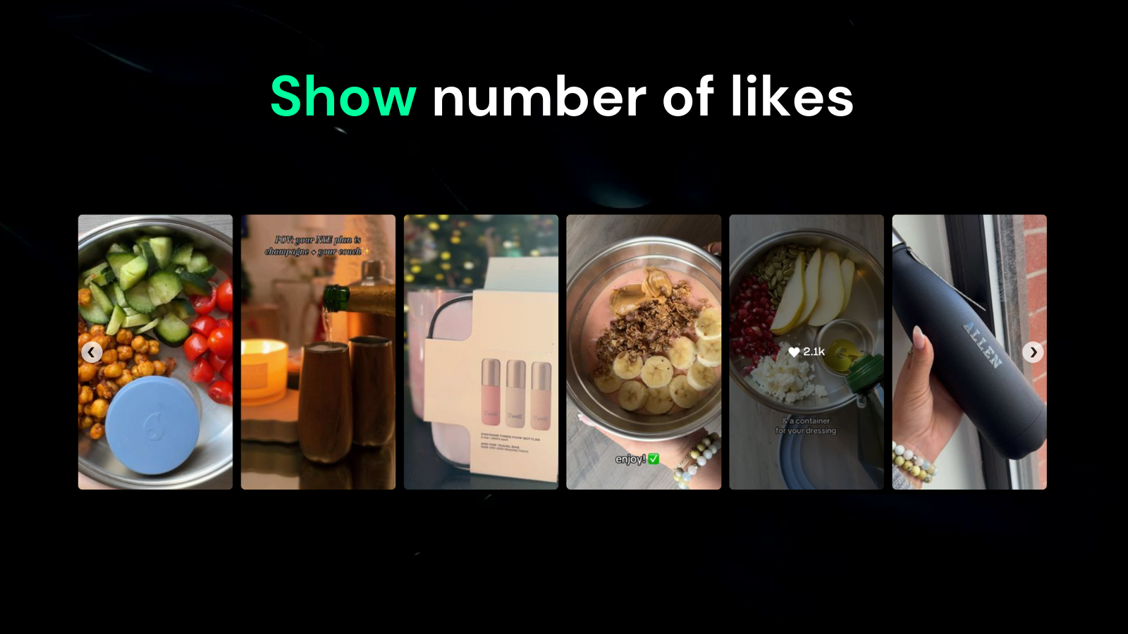 Mintt desktop screenshot likes