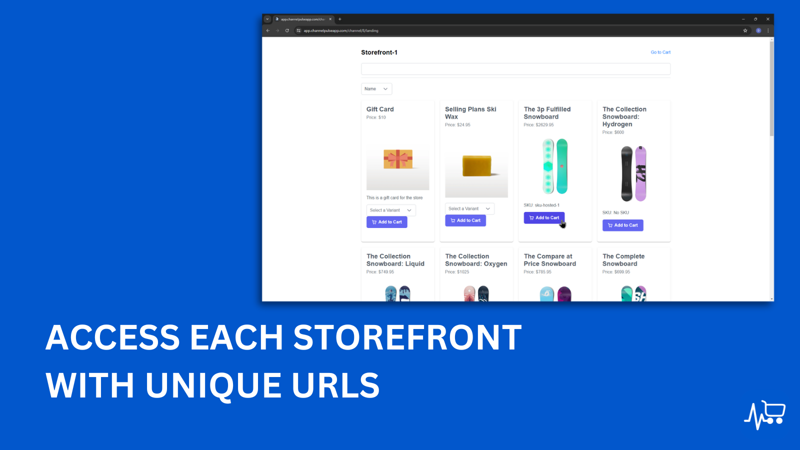 access each storefronts