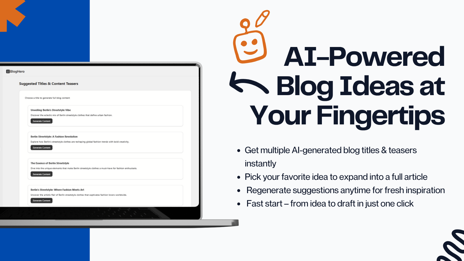 AI-generated Title & Content Teasers