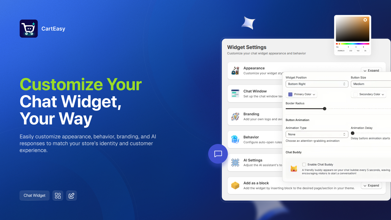 Customize Chat Widget