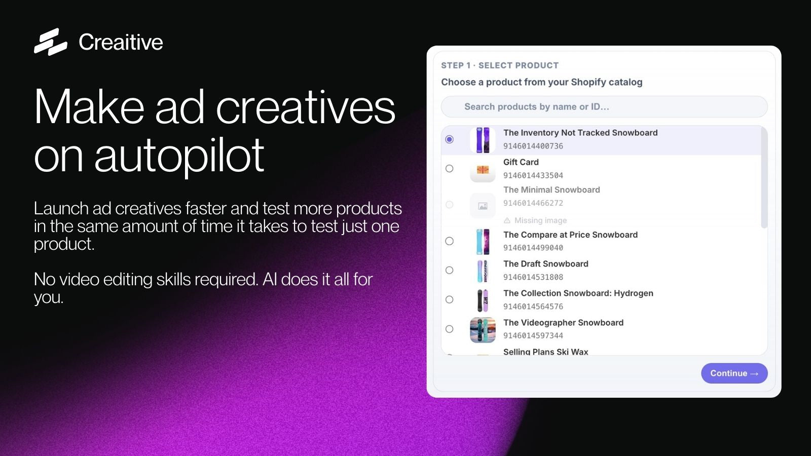 Creaitive: AI Meta Ad Creative