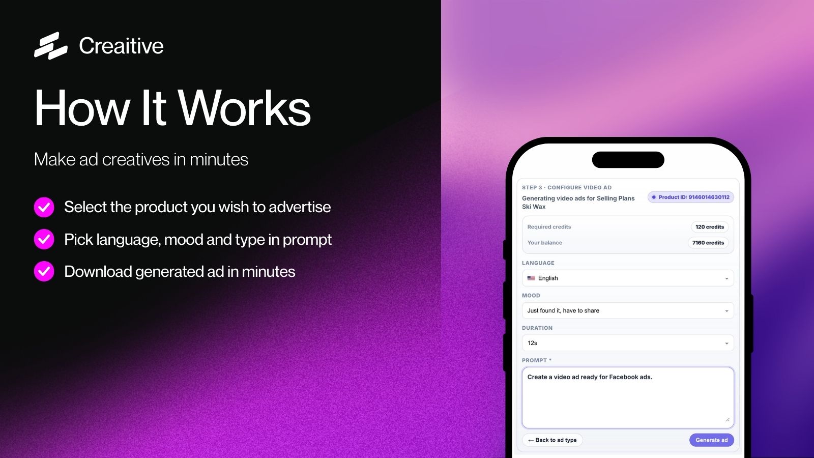 Creaitive: AI Meta Ad Creative