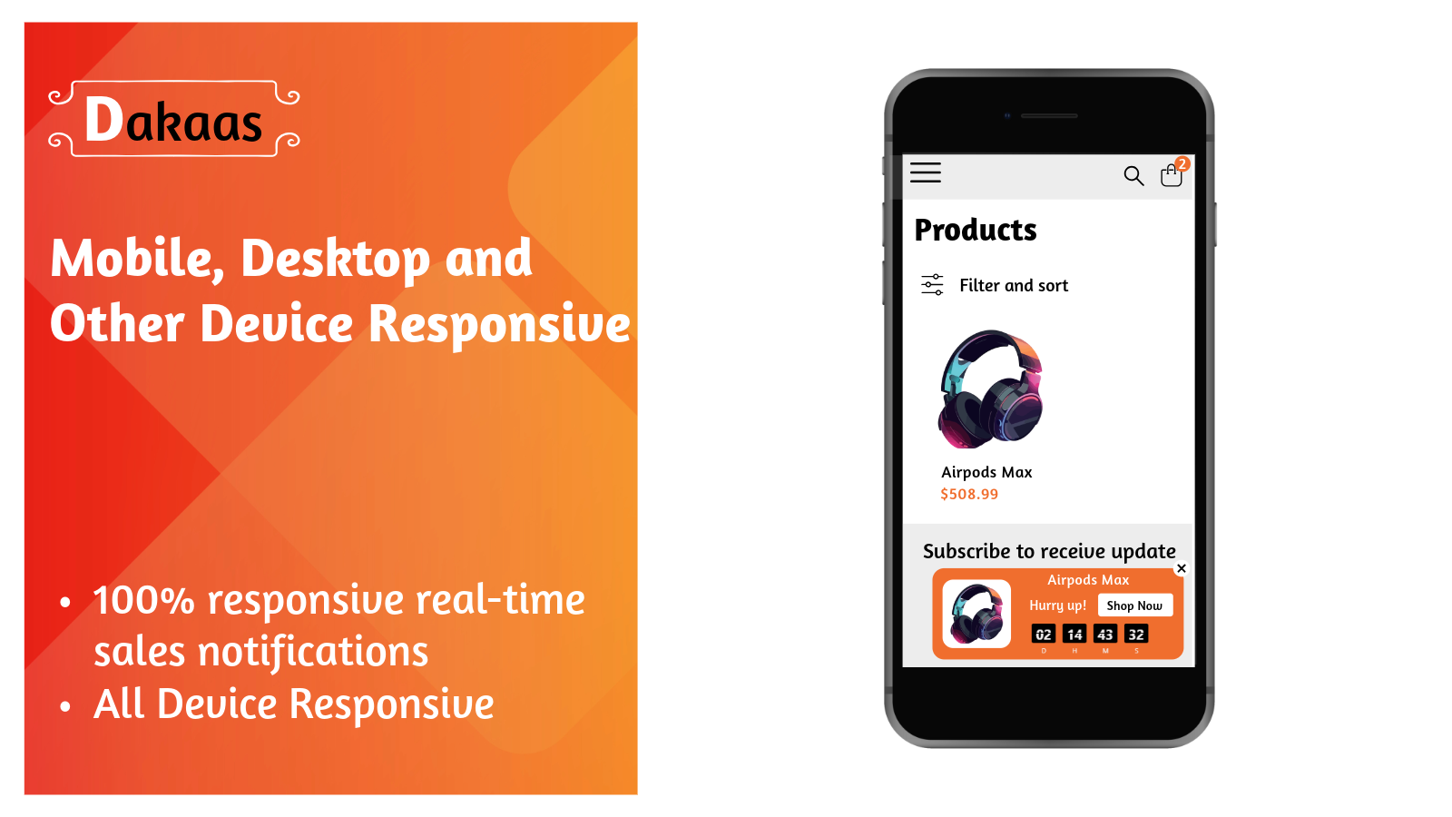 Fully responsive on mobile, desktop, laptop, and all devices.