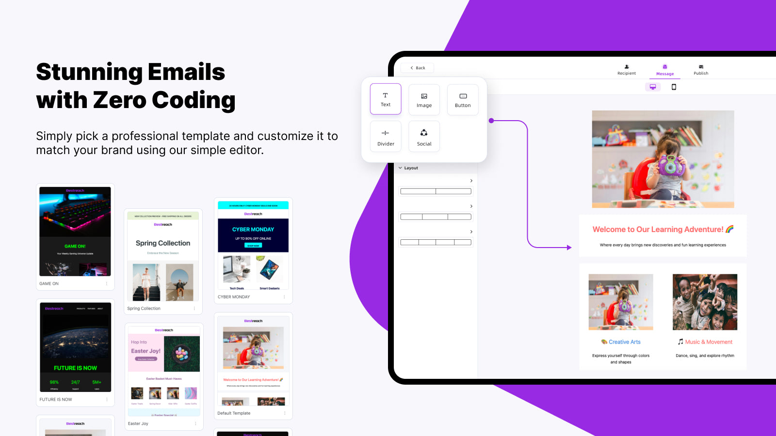 Stunning Emails with Zero Coding