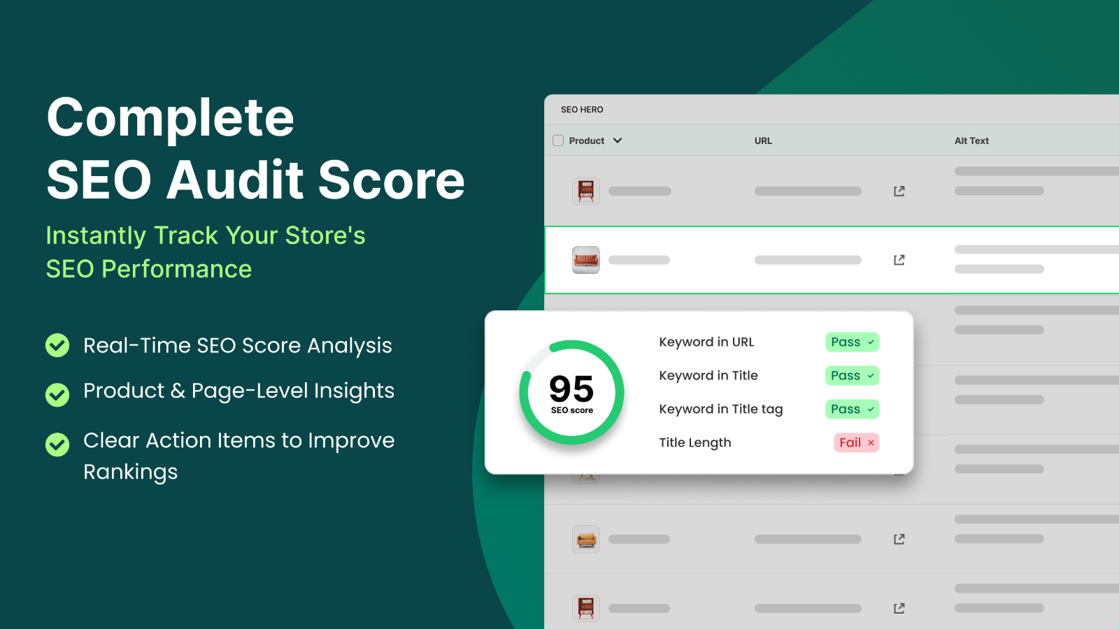 Track and enhance your SEO performance in real-time.
