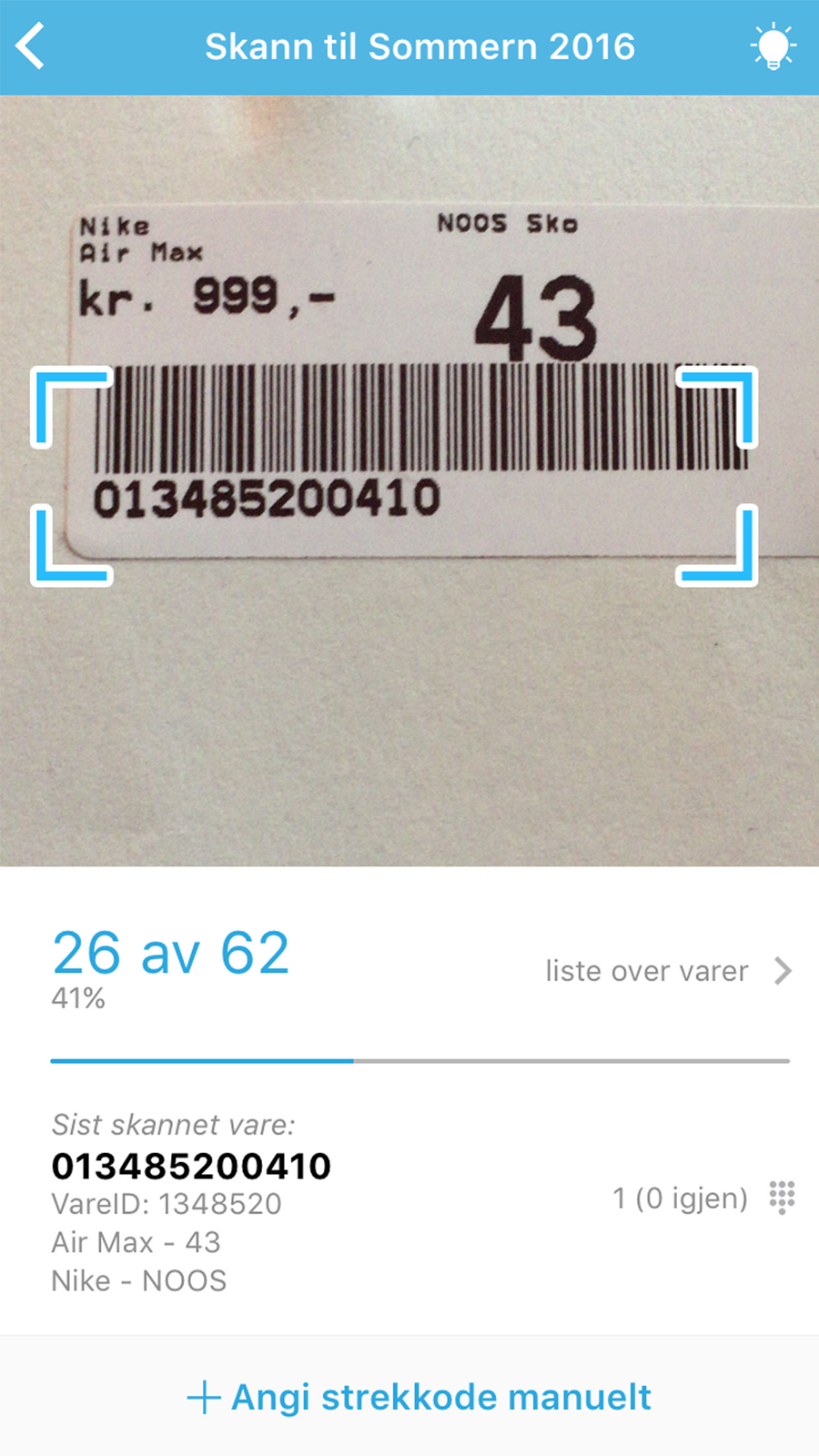 Efficient stock takings with iOS app FrontZapp